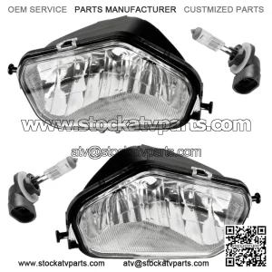 Front Left Right Headlight w/Bulb for Polaris Ranger Ranger 800 Crew 2010 (For: Polaris Sportsman 800)