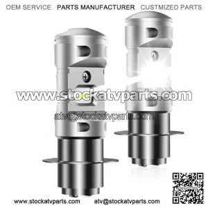 for Suzuki Eiger LTZ 400 4x4 LED Headlights, 09471-12093 Bulbs 12V 30/30W, Powerful Bright White P15d H6M ATV H/L Dual Beam, 2-Pack