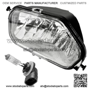 Front Left Headlight w/Bulb for Polaris Sportsman 570 EPS 2014-2022 (For: Polaris Sportsman 570)