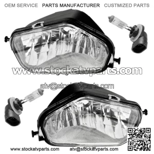 Front Left Right Headlight w/Bulb for Polaris Sportsman 850 XP 2009-2013 (For: Polaris Sportsman 570)