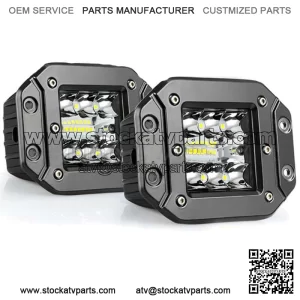 For 1994-2000 Honda FourTrax 300 LED Fog Light Pods Spot Beam Flush Mount 5" (For: More than one vehicle)