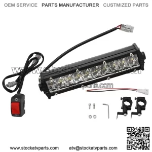 LED Headlight Light Bar + Switch For Yamaha Raptor 700 R 125 250 Banshee Blaster