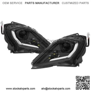 Led Headlights w/ Turn for Yamaha Raptor YFZ 450 450R 450X 700R YFM 250 350 700