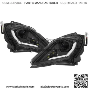 Led Headlights w/ Turn for Yamaha Raptor YFZ 450 450R 450X 700R YFM 250 350 700