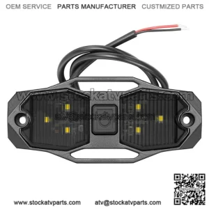 Red/Amber/Green/White Roll Bar Mount LED Dome Light for Polaris Ranger and RZR 1000