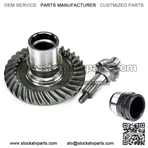 Front Coupler Rear Differential Ring Pinion Gear Set for Grizzly YFM 660 03-06