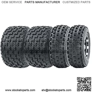 Set 4 WANDA Sport ATV Tires 21x7-10 & 20x10-9 Yamaha YFM350 YFZ450 Banshee 350