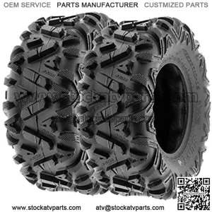 A033 ATV UTV Tires Set of 2 ,6 Ply (25x10-12)