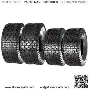 Lawn Mower Turf Tires 15x6-6 Front & 20x8-8 Rear 4PR(2 Front Tires+2 Rear Tires)