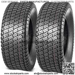 24X9.50-12 Turf Lawn Mower Tractor Riding Tire P332 4PR Load Range B,2Pcs