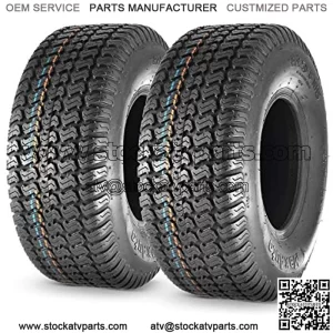 18X6.50-8 18x6.5x8 Turf Saver Lawn Mower Tire 4PR, Set of 2