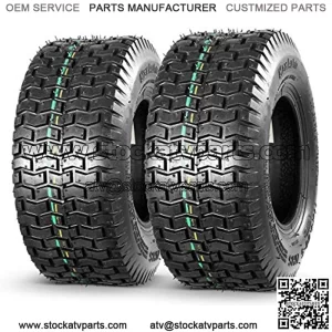 2 Pcs 11x4X5 11x4.00-5 Turf Tire for Lawn & Garden Mower, P512 LRA
