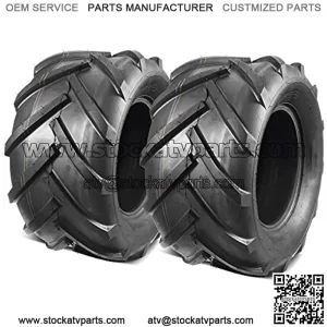 2 Pcs Super Lug 24x12.00-12 24X12.00X12 Lawn Tractor Tires Very Wide 6 Ply Rated