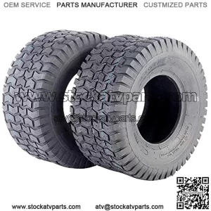 Set of Two 18x8.50-8 4 Ply Golf Cart Turf Tire for Lawn & Garden Mower 18x8.5x8
