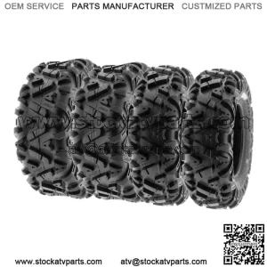 2 Front 27x9-12 2 Rear 27x11-12 SunF ATV UTV Tires Tubeless 6 Ply - A033