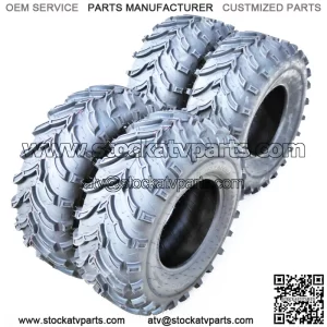 Set of 4 ATV UTV Mud Tires 2x 27x9-12 27x9x12 & 2x 27x11-12 27x11x12 6 Ply