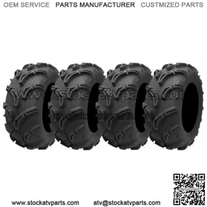 28x10-12 28x12-12 Atv Utv Tires Set of 4 28" 6 Ply 2 Front Rear NEW