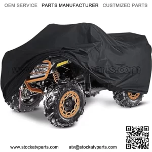 ATV Cover Waterproof Heavy Duty All Weather, Quad 4 Wheeler Cover Sun Rain Snow Protection, Fits for Honda, Yamaha, Polaris, Suzuki, Kawasaki, Can-Am Arctic Cat, XXXL (100x43x48 inch)