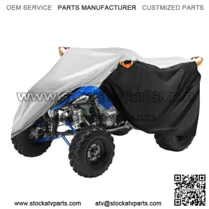 ATV Cover Waterproof Dust UV Protection Silver For Yamaha Raptor 660R 700 700R