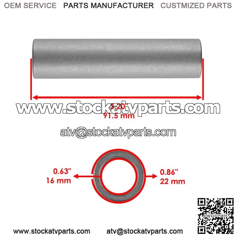 LONG Swingarm Pivot Shaft Bushing for Yamaha YFZ450R ATV 4x4 2013-2020 - Image 2