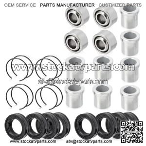 2 set Front Lower or Upper A-Arm Bushings for Honda 87-92 FourTrax 250 TRX250X  (For: Honda)