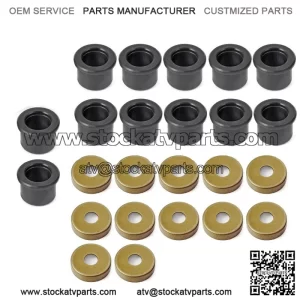 12X Front A Arm Bushing & Seal Caps Kit for Yamaha YFZ450 YFZ450R YFZ450X 04-22