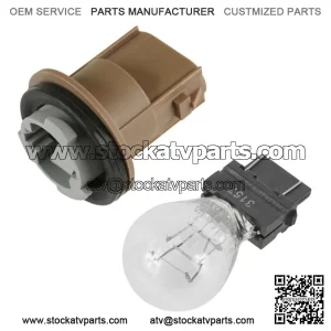 Taillight Socket w/ Bulb Fits Polaris Sportsman 570 4x4 2014 2015 2016 2017-2021