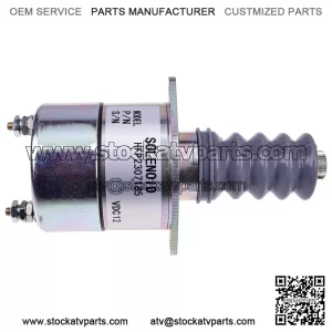 12V Fuel Shutoff Solenoid SA-1637-12 307-0628 For Onan Woodward