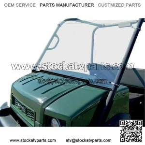 Utility Clear Full Windshield For 09-13 Kawasaki KAF 950 Mule 4010 Diesel