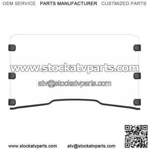 For Gator XUV 560/550/590E/590M 590i  S4 560E UTV Front Full Windshield Clear PC