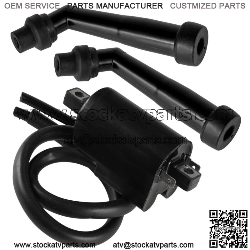 Ignition Coil with Spark Plug Boot Cap for Yamaha Road Star 1999-2003 2008-2014