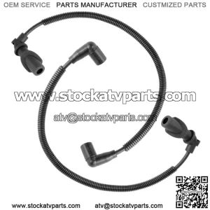 2 Ignition Coil Spark Plug Wire 47cm for Polaris RZR 800 EFI 2008 4010909 401105 (For: Polaris)