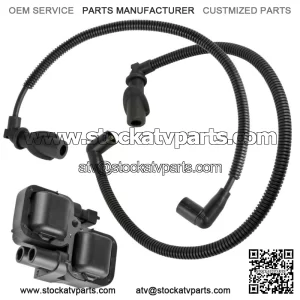 Ignition Coil w/ Spark Plug Wire 59.3 / 47 cm For Polaris Sportsman 800 EFI 2005 (For: Polaris Sportsman 800)
