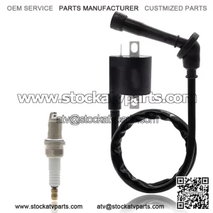 Ignition Coil Spark Plug Suzuki LTZ400 LT-Z 400 Quadsport OEM 33410-09F00