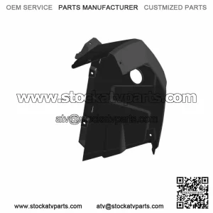 Polaris Front Fender, Right, White Lightning, Genuine OEM Part 5453278-599 (For: Polaris)