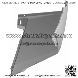 Polaris Off Road Front Fender, Right, Avalanche Gray, Genuine OEM Part 5455235-453, Qty 1