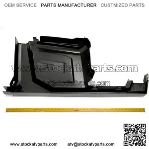 Polaris Ranger Left Hand Center Fender with Rocker, Gloss Black, Genuine OEM Part 5450352-070, Qty 1