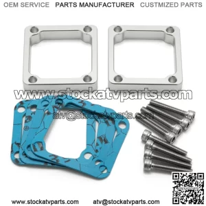 3/8" & 1/2" Intake Reed Manifold Spacer Gaskets Hardware for Yamaha Banshee YFZ350 1987-2006