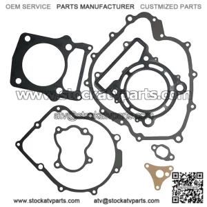 Full Cylinder Engine Gasket Kit Replacement for Hisun Forge 500 (2016), HS500 (2014-2019), Vector 500 (2016-2018)