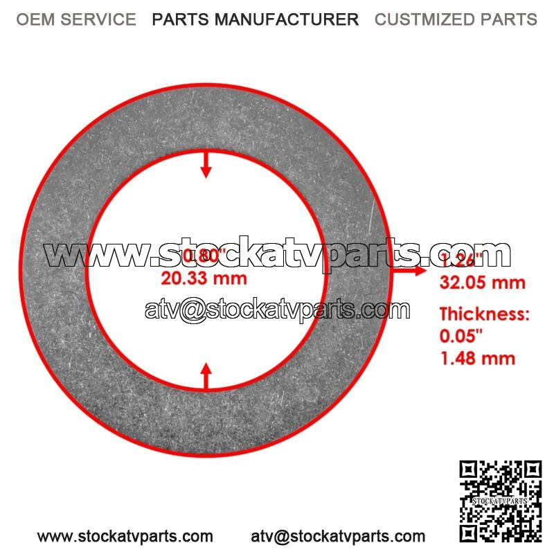 532121749 Washer for Poulan Husqvarna Johnsered Electrolux/AYP Qty 2 - Image 2