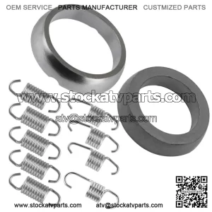 Exhaust Gaskets & Springs Kit For Arctic Cat SABERCAT 700 EFI 2004 2005 2006