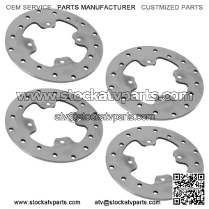 M166762 Front & Rear Brake Disc Rotor for John Deere RSX850 XUV590 Qty4