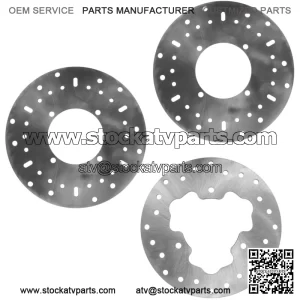 Front Left / Right and Rear Brake Disc Rotor for Polaris 5244314 and 5253186