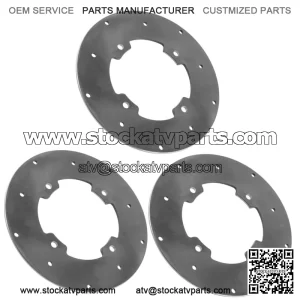 3x Front Left Right Rear Brake Disc for Arctic Cat 1000 4x4 2012 2013 2014-2017