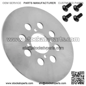 Rear Right Brake Disc with Bolts for Yamaha Blaster 200 1988 1989 1990 1991-2002