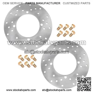 2 Rear Disc with Stud Bolt fits Polaris Sportsman 800 6X6 EFI 2009-2010 (For: Polaris Sportsman 800)