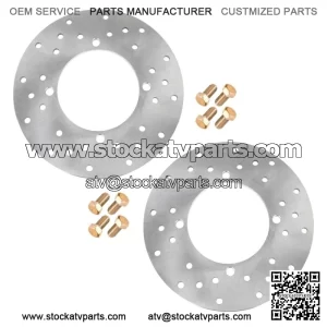 2 Rear Disc w/ Stud Bolt fits Polaris Sportsman 800 4x4 2007 2008 2009 2010 2011 (For: Polaris Sportsman 800)