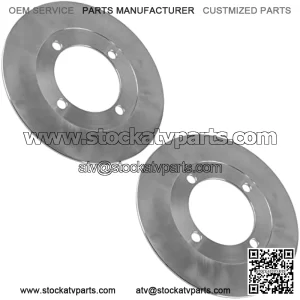 Front Left and Right Brake Disc Compatible with Suzuki King Quad 400 LTF400 LTF400F 2x4 4X4 2008 2009 2010-2021