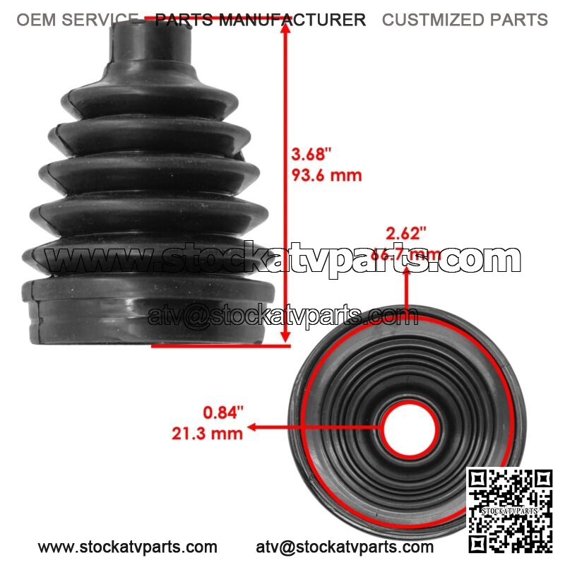 Inner CV Axle Boot For Honda Pioneer 700 SXS700M2 2017-2022 - Image 2