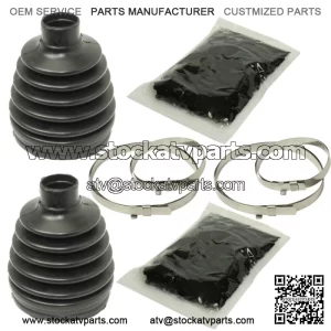 Rear Axle Inner And Outer CV Boot Kits for Polaris Sportsman 800 6X6 2009 2010 (For: Polaris Sportsman 800)